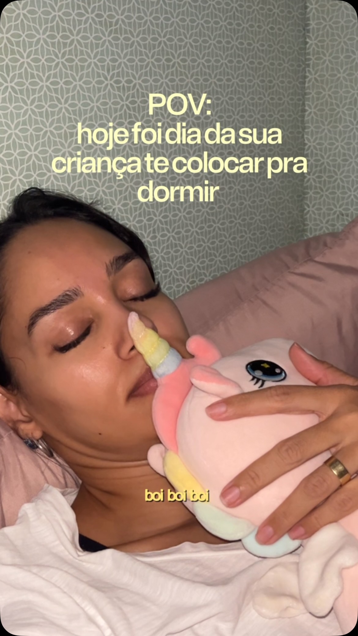 apreciem essa belíssima canção 🫠😅

#maternidade #humormaterno #maedemenina #maede3